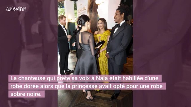 Meghan Markle et le prince Harry à l'avant-première du Roi Lion