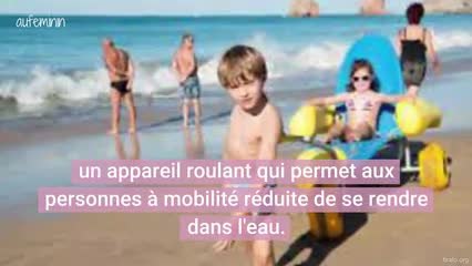 下载视频: En pleine baignade, un enfant myopathe se fait voler son fauteuil roulant