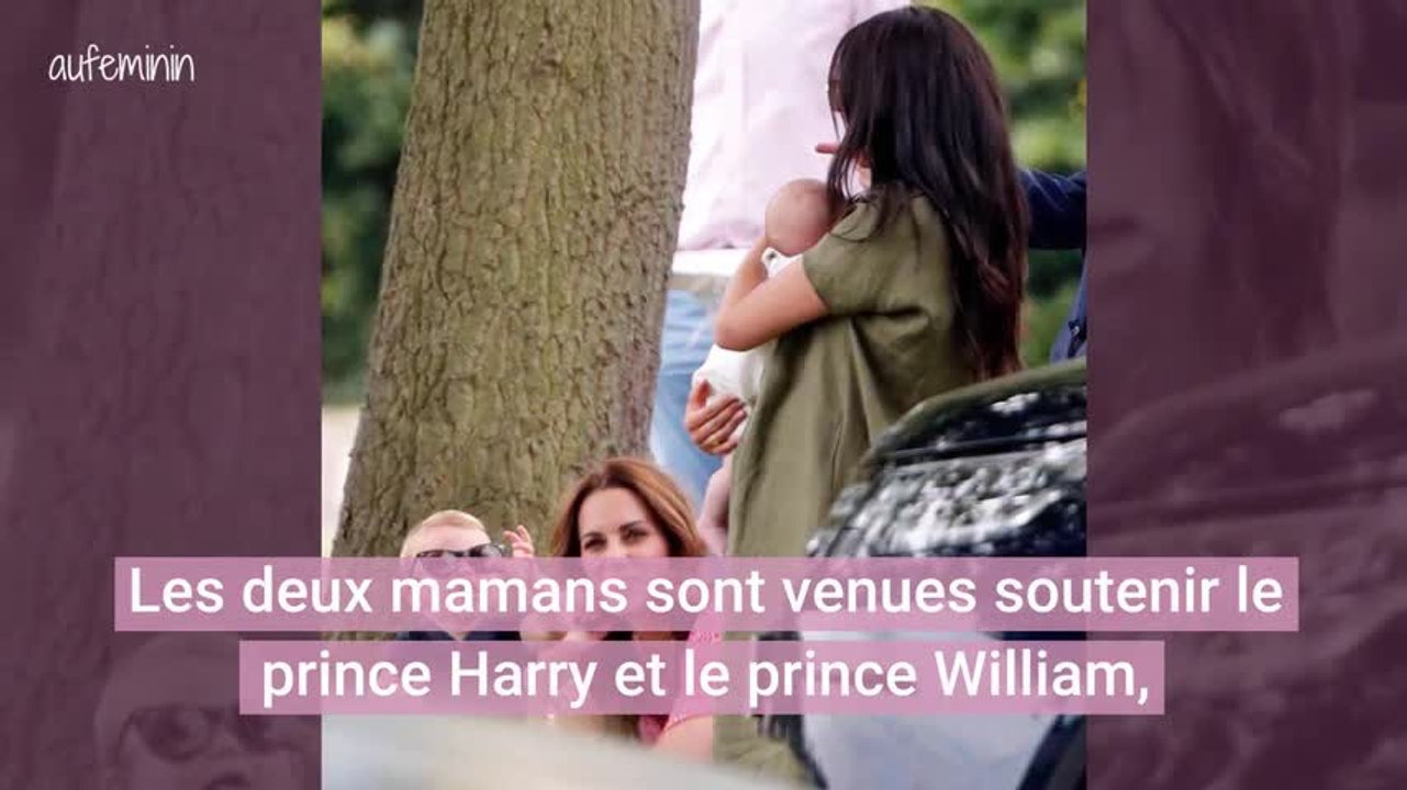 Meghan Markle et Kate Middleton, au parc avec leurs enfants