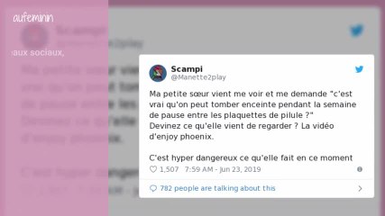 Download Video: EnjoyPhoenix taclée après avoir donné de fausses informations sur la pilule