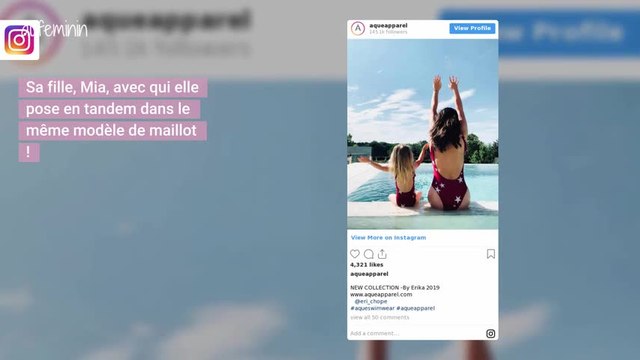 Arika et Mia Griezmann en maillots assortis