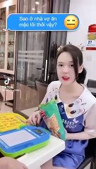 khi ở nhà cực căng