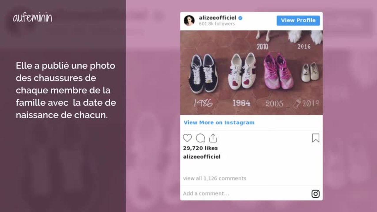 Alizée enceinte