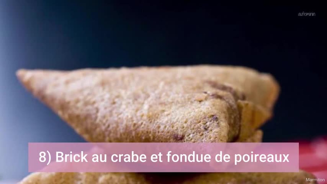 Recettes avec feuilles de brick