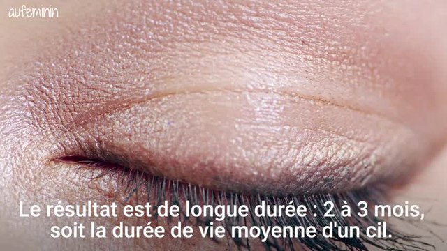Le rehaussement de cils