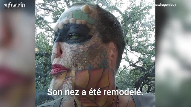 Elle dépense 60 000$ pour ressembler à un dragon