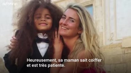 Avec sa chevelure, ce garçon de 7 ans appelle à l'acceptation de soi