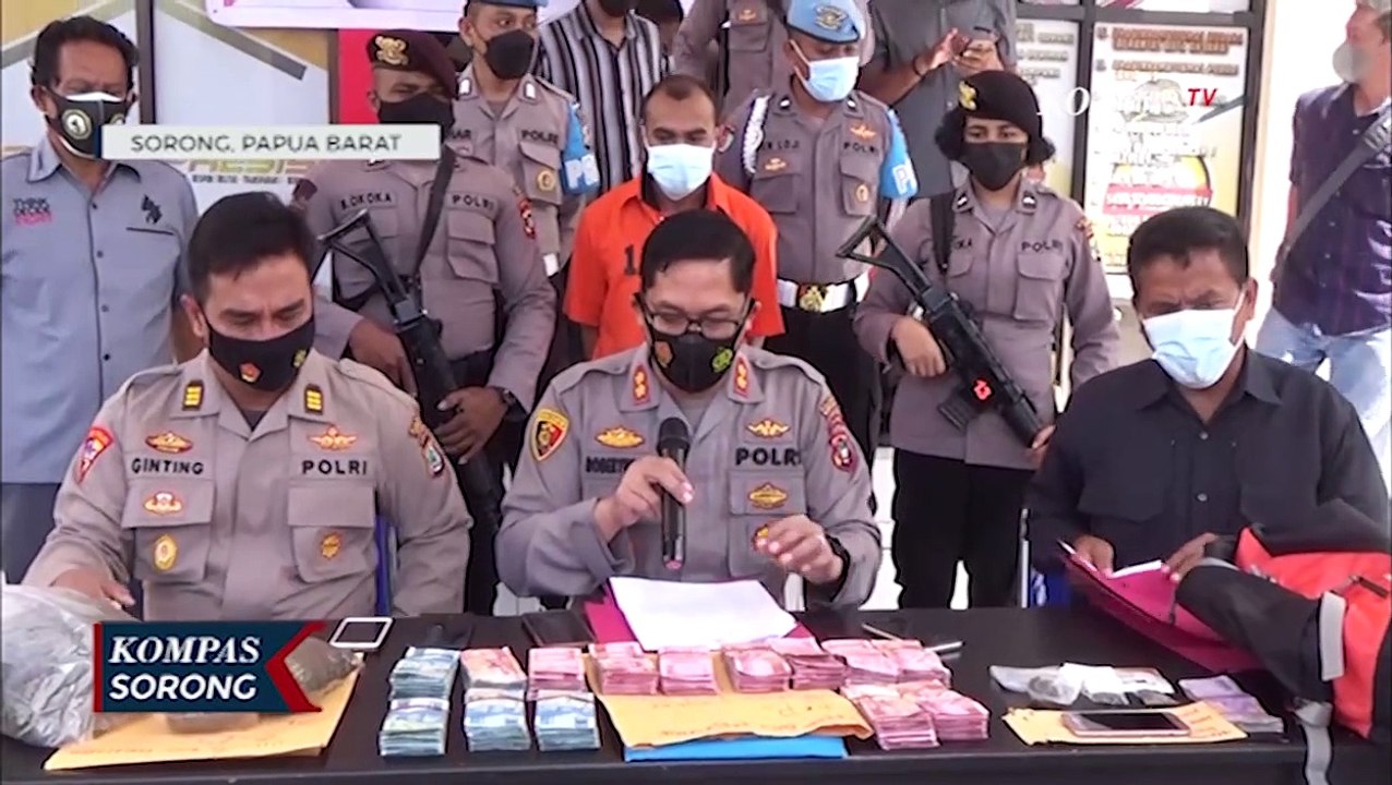 Satnarkoba Polres Sorong Tangkap Tamu Hotel Karena Memiliki Narkotika Jenis Ganja