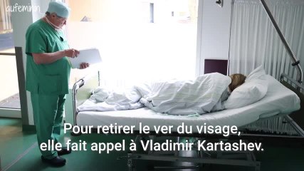 boutons vers visage