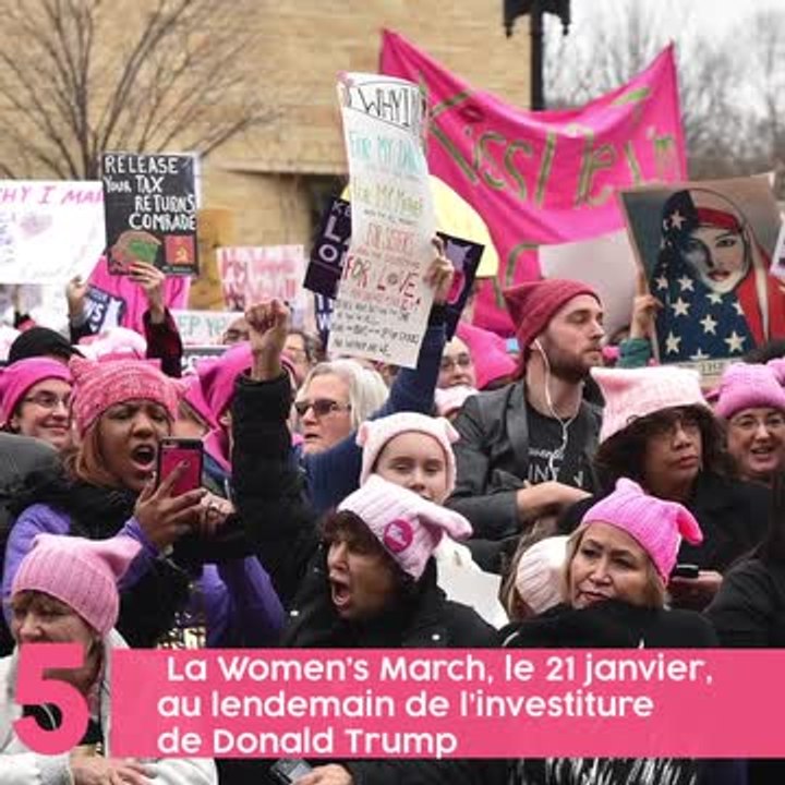 Les événements qui ont marqué l'année 2017 pour les femmes