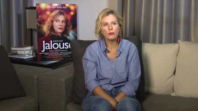 Karin Viard en interview pour le film Jalouse