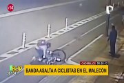 Delincuentes asaltan violentamente a ciclistas en Chorrillos