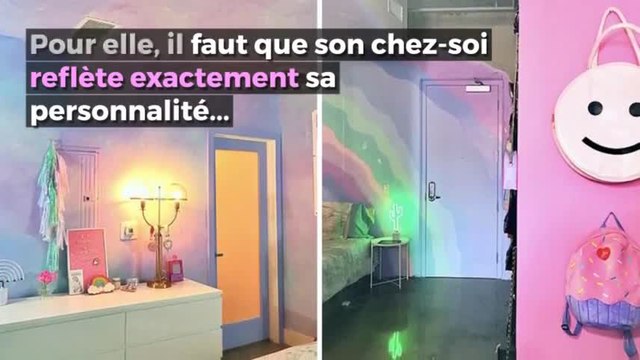 Cette femme a l'appartement le plus coloré du monde. Même les licornes sont jalouses !
