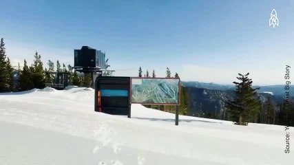 Il est le seul à peindre ces montagnes