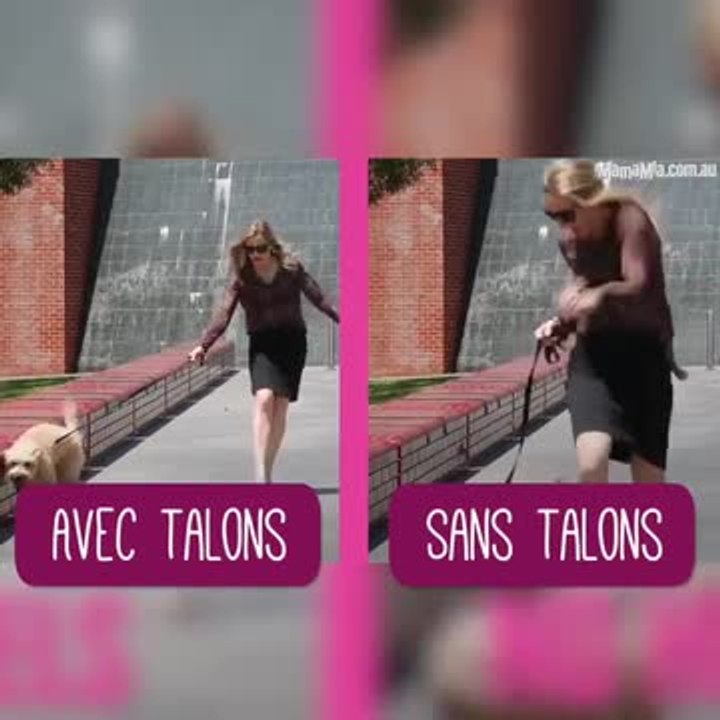 Avec talon Vs sans talons