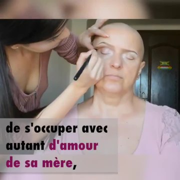 Elle aide sa mère atteinte d'un cancer à se sentir mieux