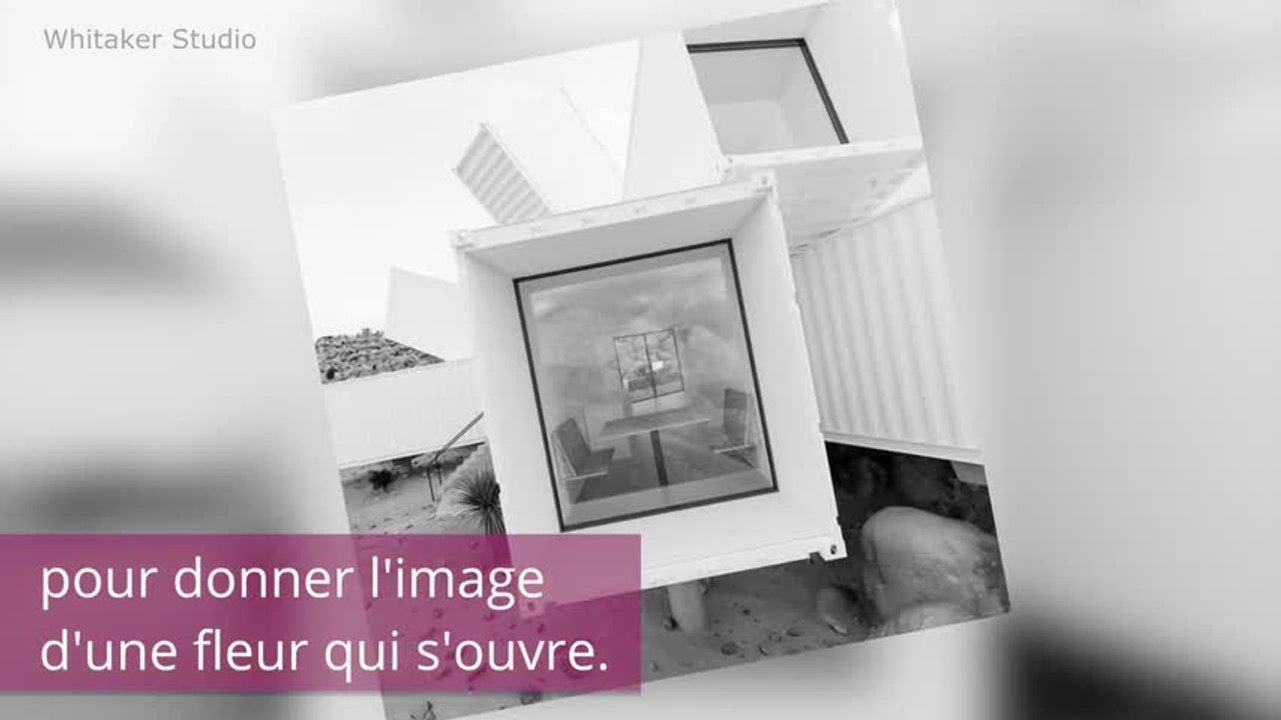Cet architecte transforme des conteneurs de transport en résidence