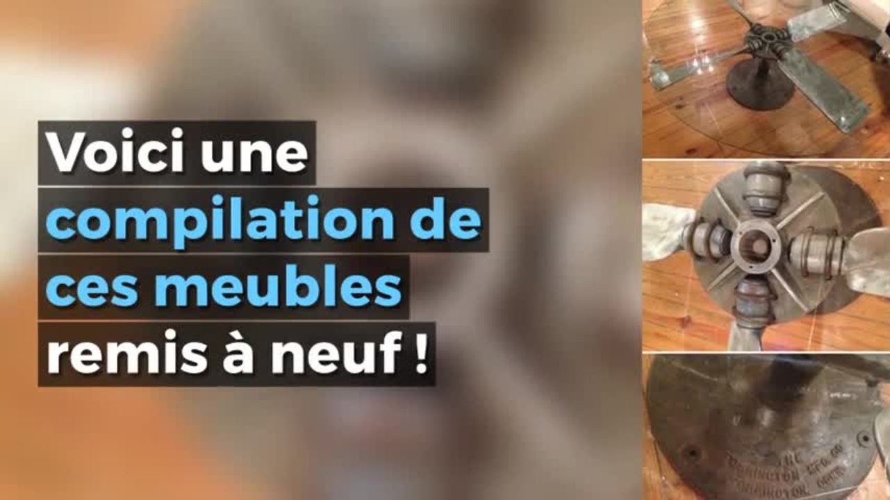 Magnifique !  Ces meubles ont été réalisés avec des pièces d'avions