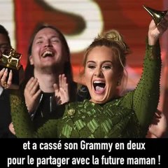 L'hommage d'Adele à Beyoncé aux Grammy Awards