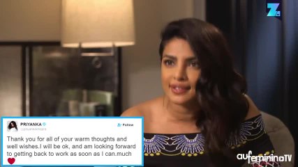 Priyanka Chopra se remet de son accident