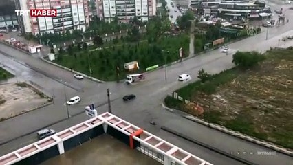 Ankara'da sağanak etkili oldu
