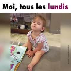 Dur le réveil le lundi