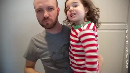 Il fait chanter sa fille sur Gangsta's paradise