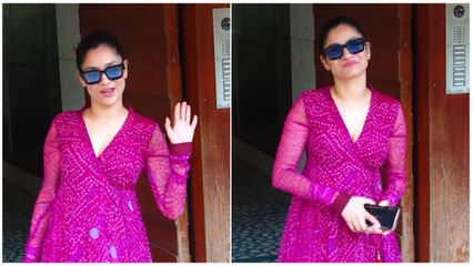 Ankita Lokhande Rushes To Pose For Paps, Forgets To Wear Her Mask But Says She’s Taken The Vaccine