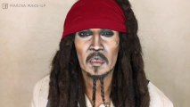 Incroyable, elle se met dans la peau de Jack Sparrow !