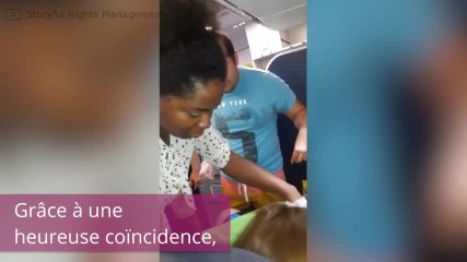 Une femme donne naissance en plein vol !