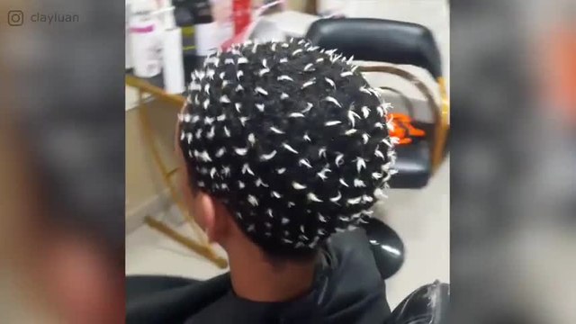 La nouvelle tendance capillaire WTF pour les hommes