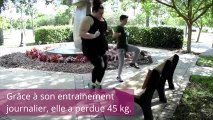 Elle perd plus de 45 kilos grâce à sa détermination