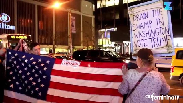 Les supporteurs de Trump laissent éclater leur joie !