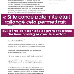 Une pétition pour prolonger le congé paternité