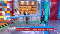Humor: El guía explorador Russell listo para ayudar pero no para volver a clases