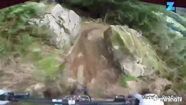 Une descente phénoménale en VTT filmée en GoPro !