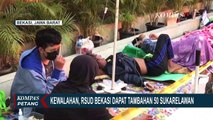 Pasien Menunggu di Selasar RS Akibat Tenda Darurat Penuh