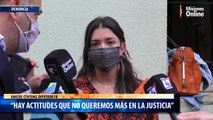“Hay actitudes que no queremos más en la justicia”