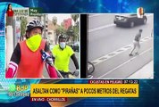 Ciclistas en peligro: asaltan como “pirañas” en malecón de Chorrillos