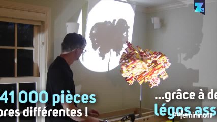 Cette sculpture en légos projette 3 ombres distinctes !