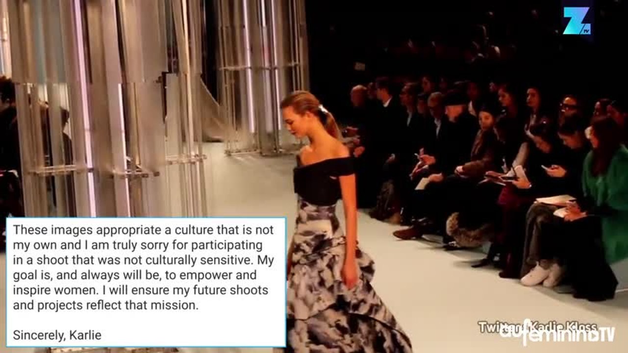 Karlie Kloss pose en geisha et s’excuse