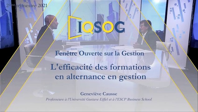 L'efficacité des formations en alternance en gestion [Geneviève Causse]