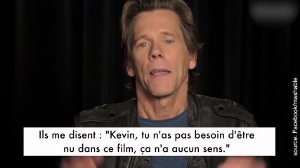 Kevin Bacon demande aux hommes de se montrer nus dans les films