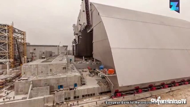 Une serre pour limiter les radiations de Tchernobyl