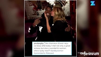 Paul Pogba : ’Très chanceux d’avoir reçu ce bisou’