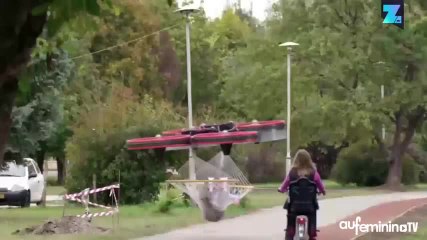 Qui veut essayer le hamac volant