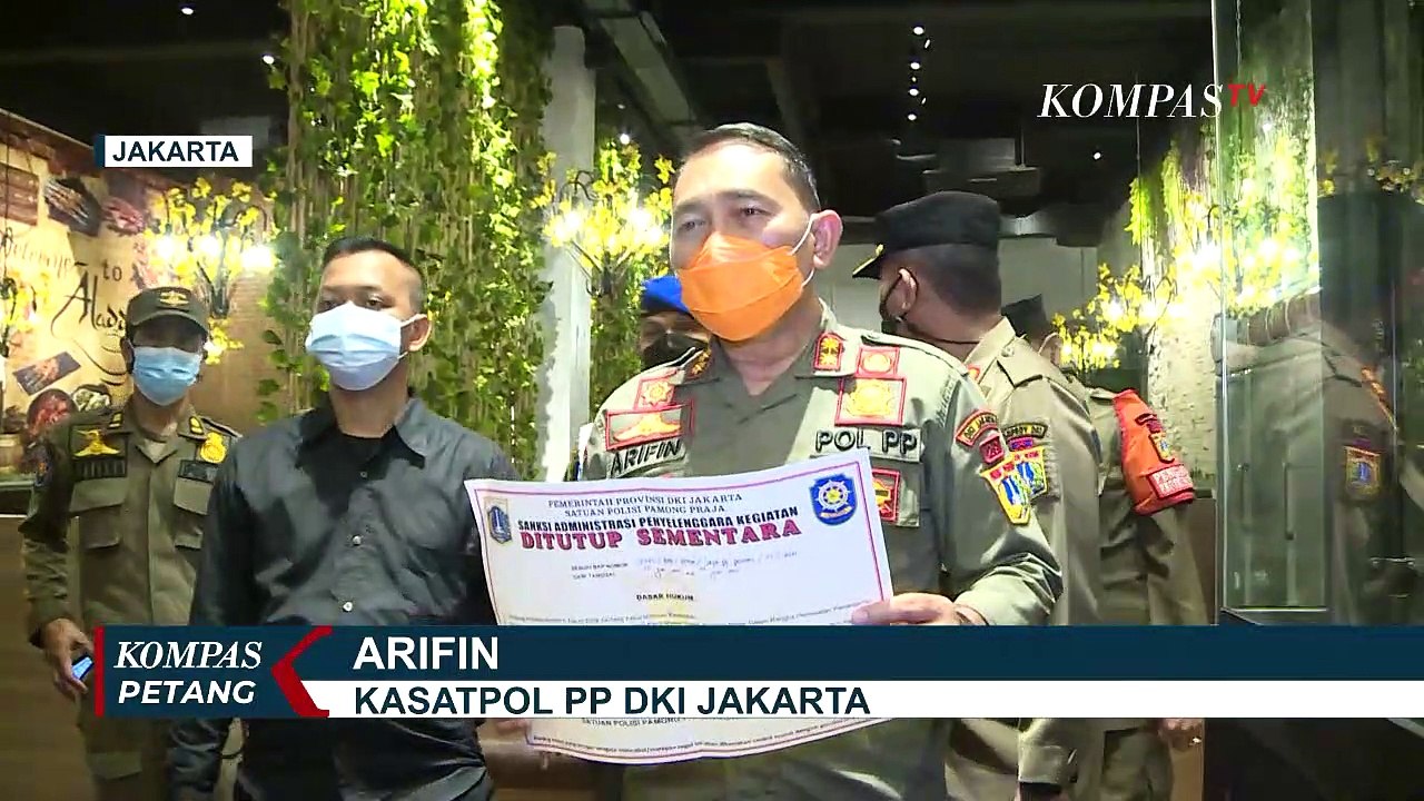Restoran Disegel Karena Langgar Prokes