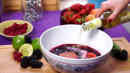 Cocktail mûres et tequila