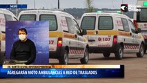 Agregarán moto ambulancias a Red de Traslados