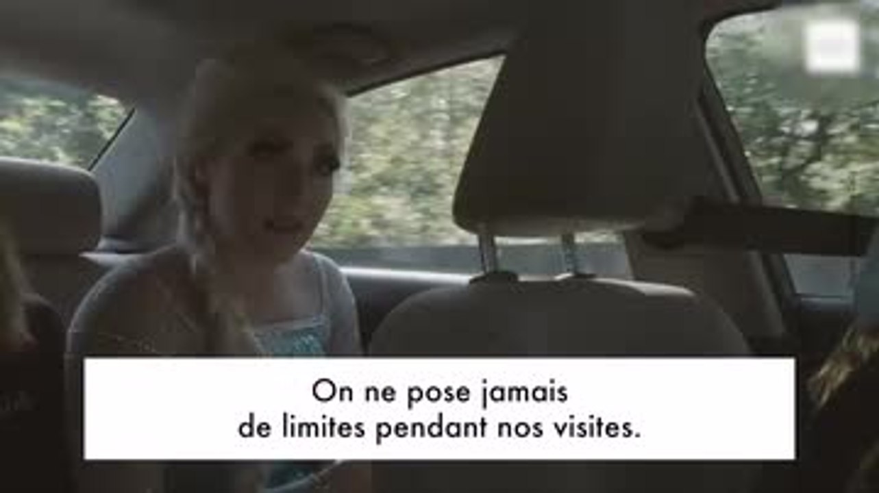 Elles rendent visite aux enfants malades habillées en princesses